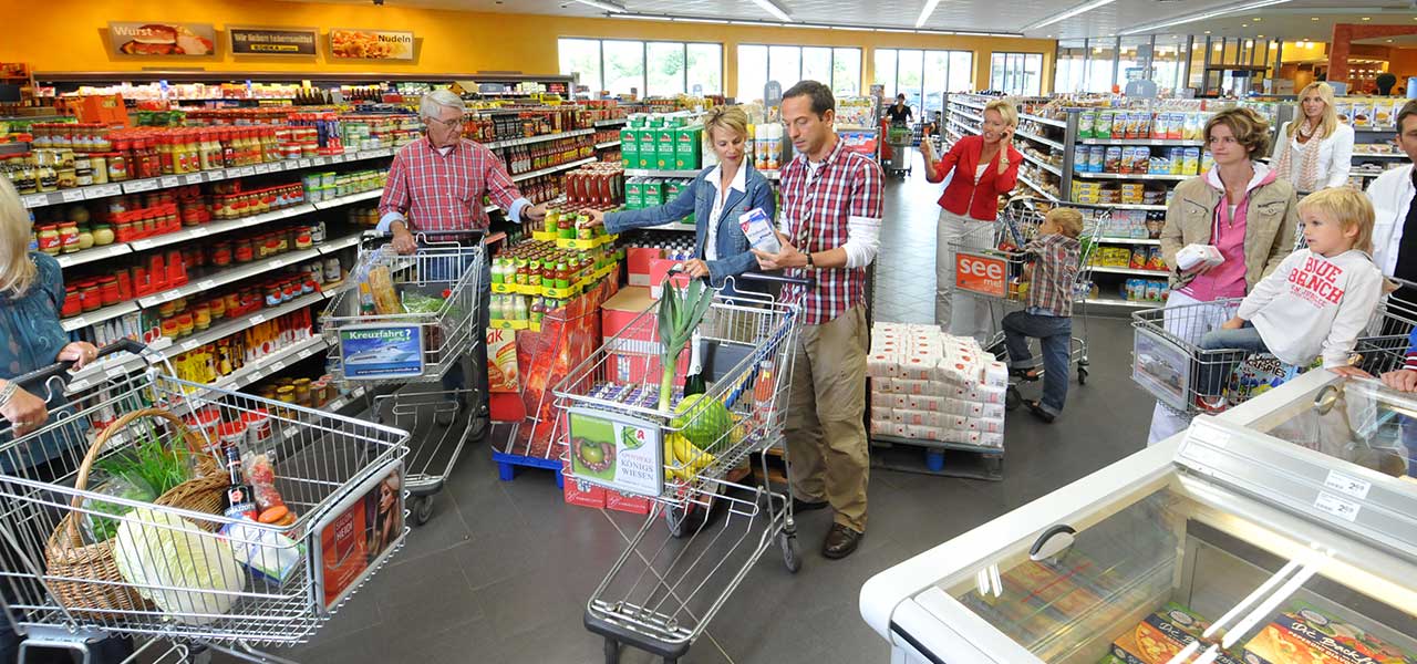 wo kaufen Kunden ein? Der Supermarkt als Werbestandort